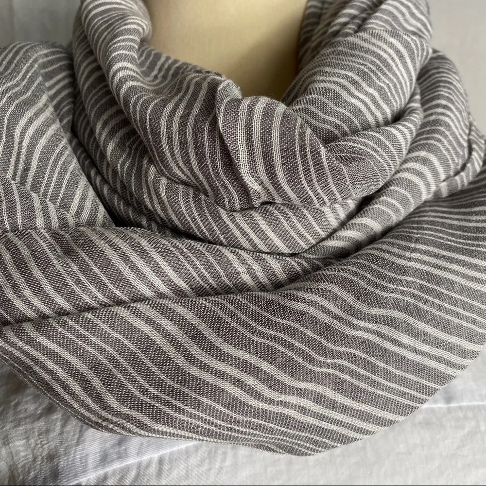 Striped Scarf Wrap